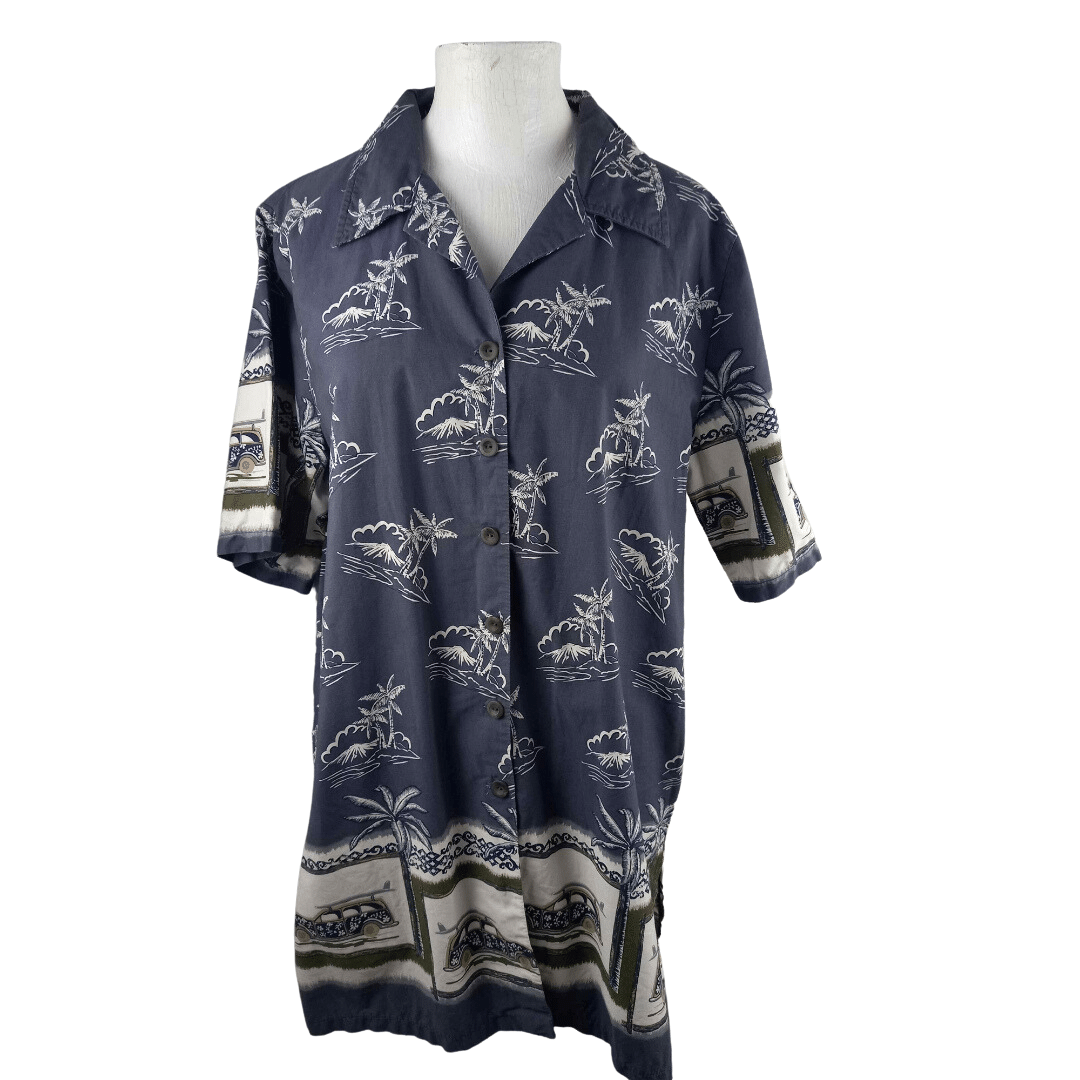 Tropical Print Shortsleeve Shirt
