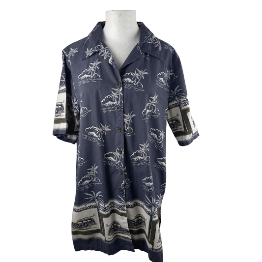 Tropical Print Shortsleeve Shirt