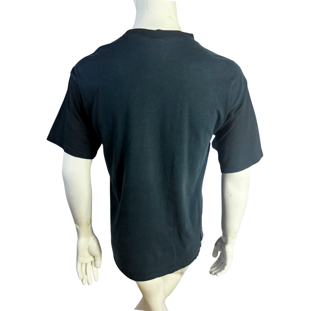 Black African tribal tshirt - M