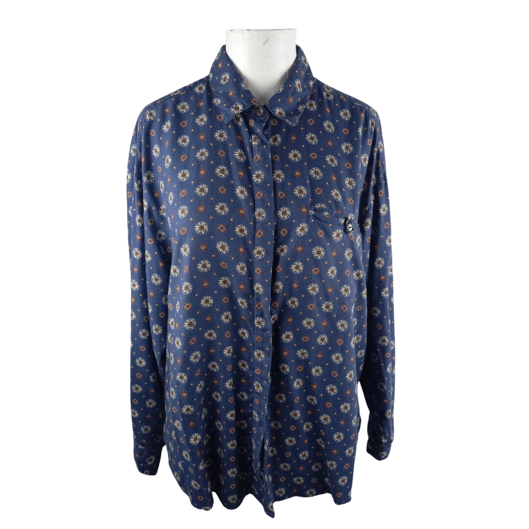 Floral Polo Jeans longsleeve shirt - S/L