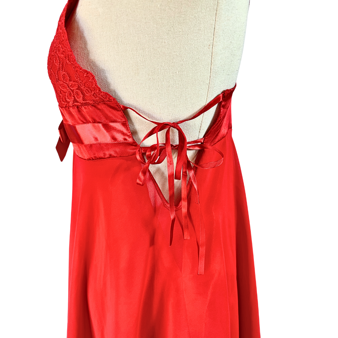 Red babydoll lingerie dress - S