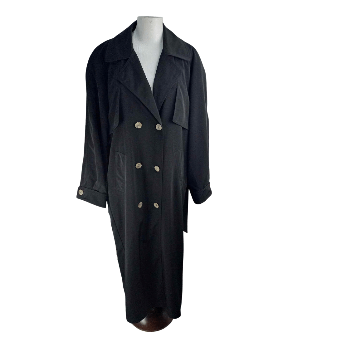Classic double-breasted trench coat - M