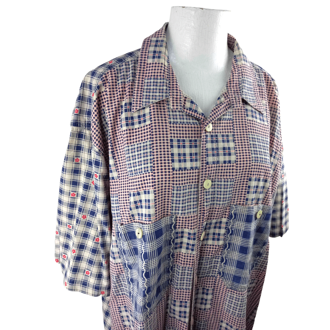 90s checkered shirt - 2XL