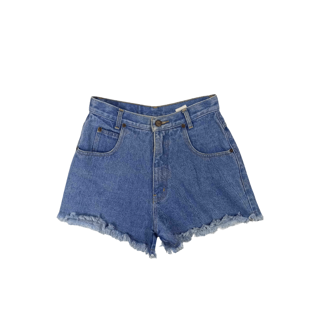 Frayed high waisted denim shorts S vintageandthecity