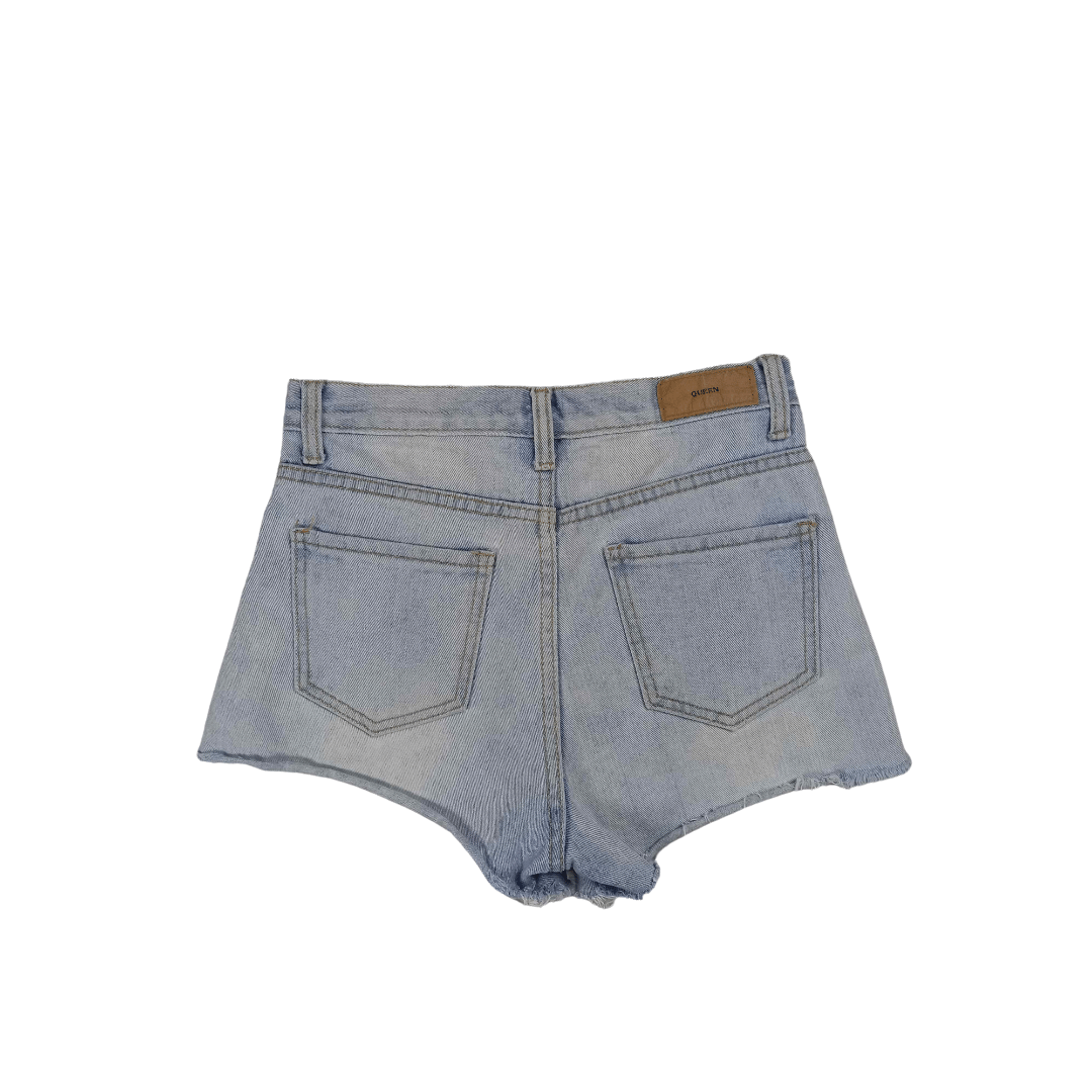 Ripped/distressed denim shorts- M