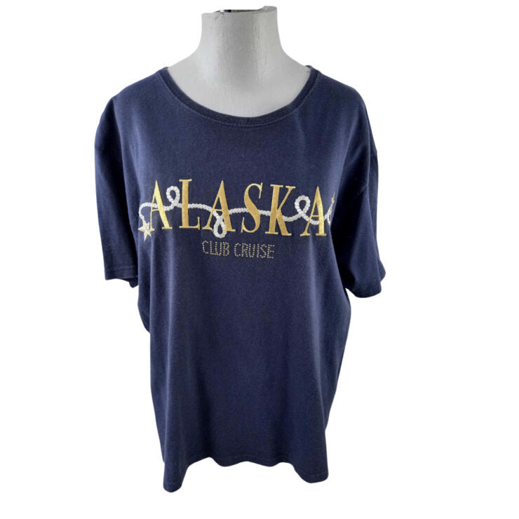 Alaska embroided t-shirt- L