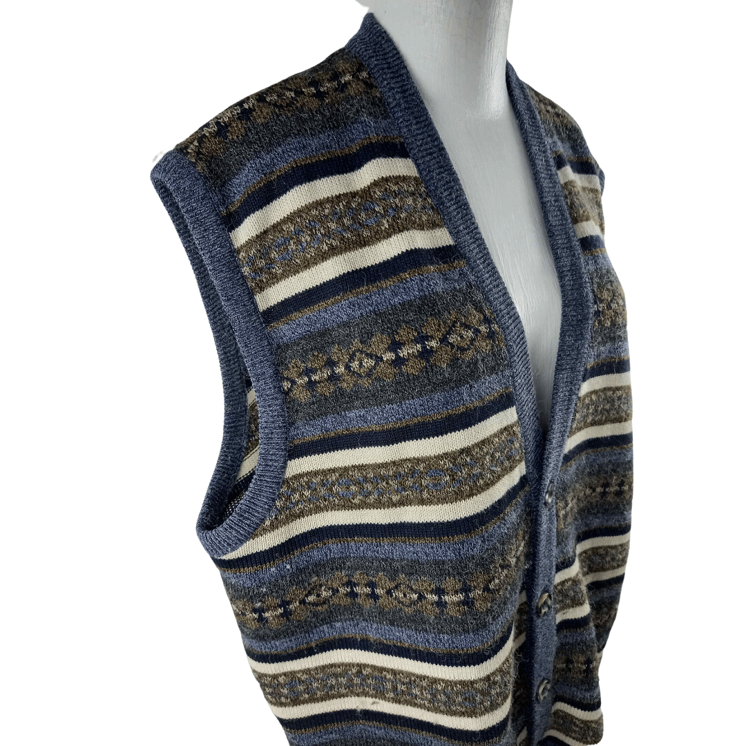 Marlboro knit sleeveless sweater - L