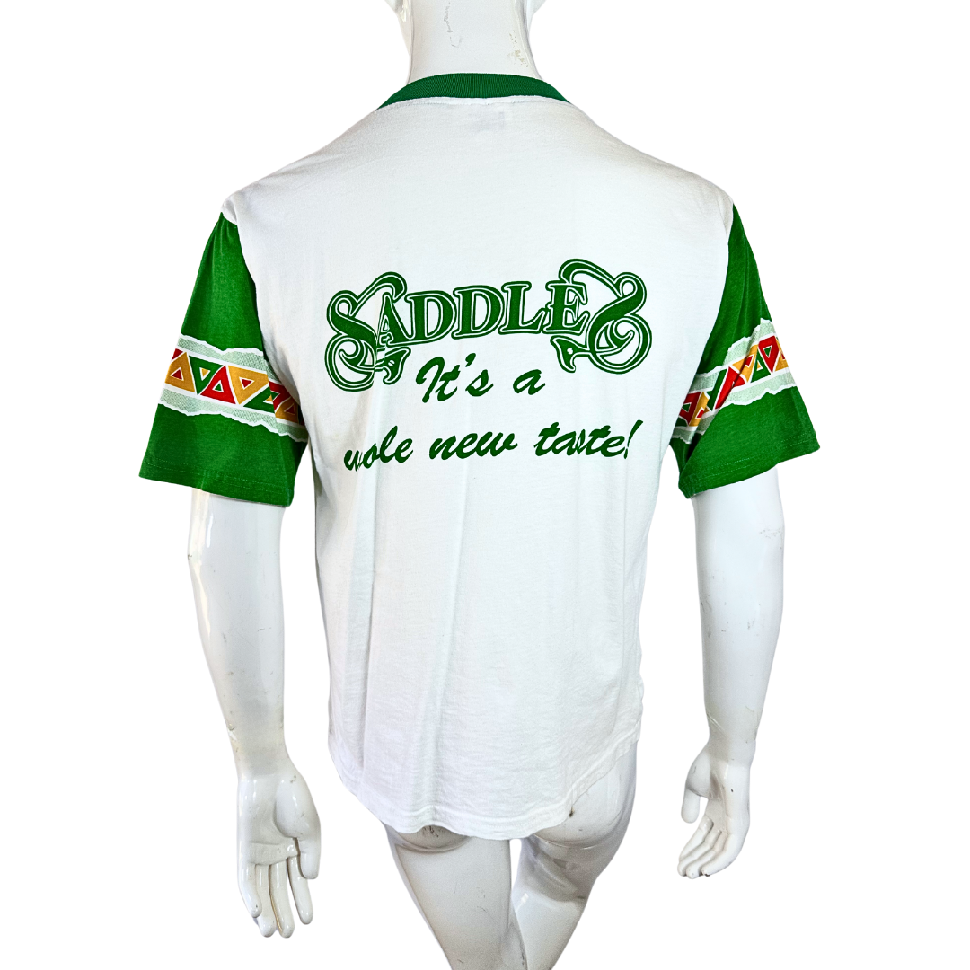 90s Saddle Steak Ranch tshirt - M