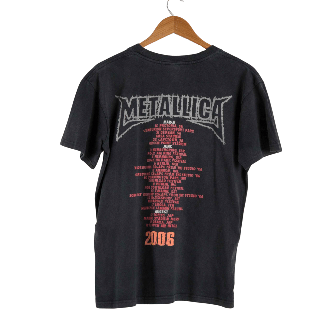 Metallica 2006 St Anger tour dates tshirt - S
