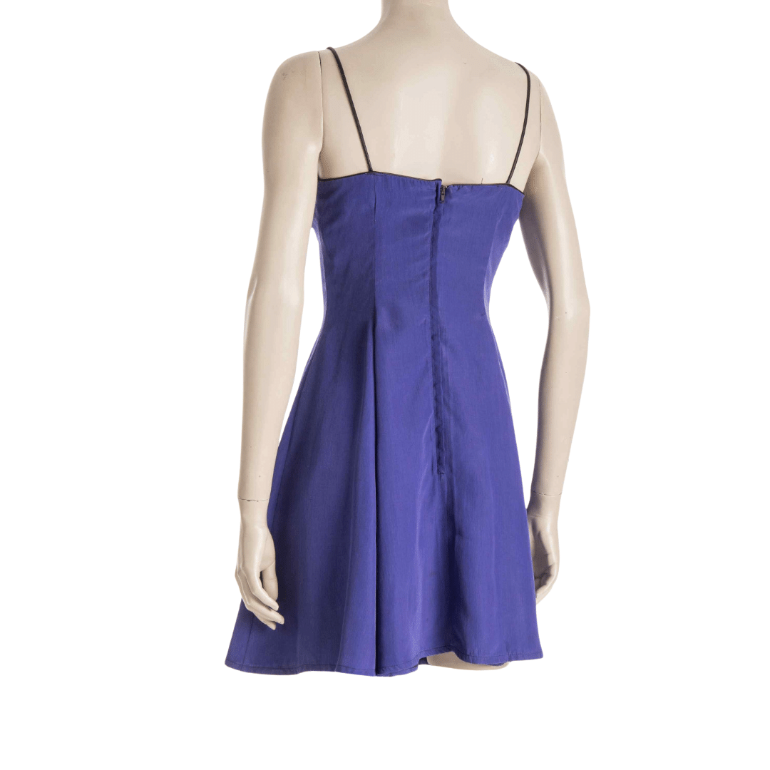 Silky spaghetti strap aline dress - S/M