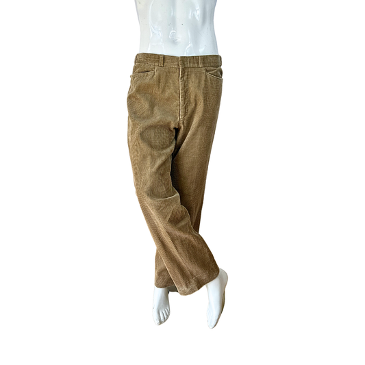 Brown vintage corduroy pants - L