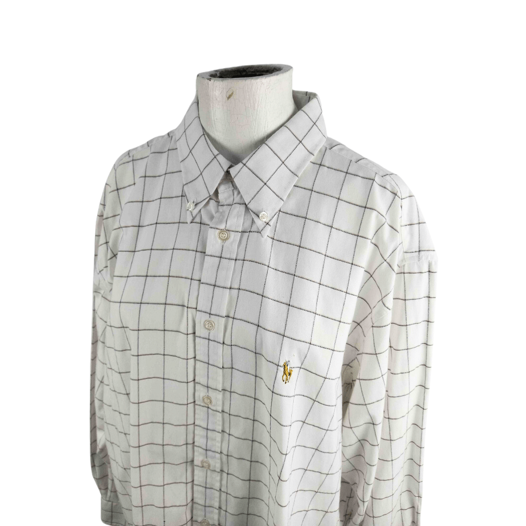 Checkered Ralph Lauren longsleeve shirt - 2XL