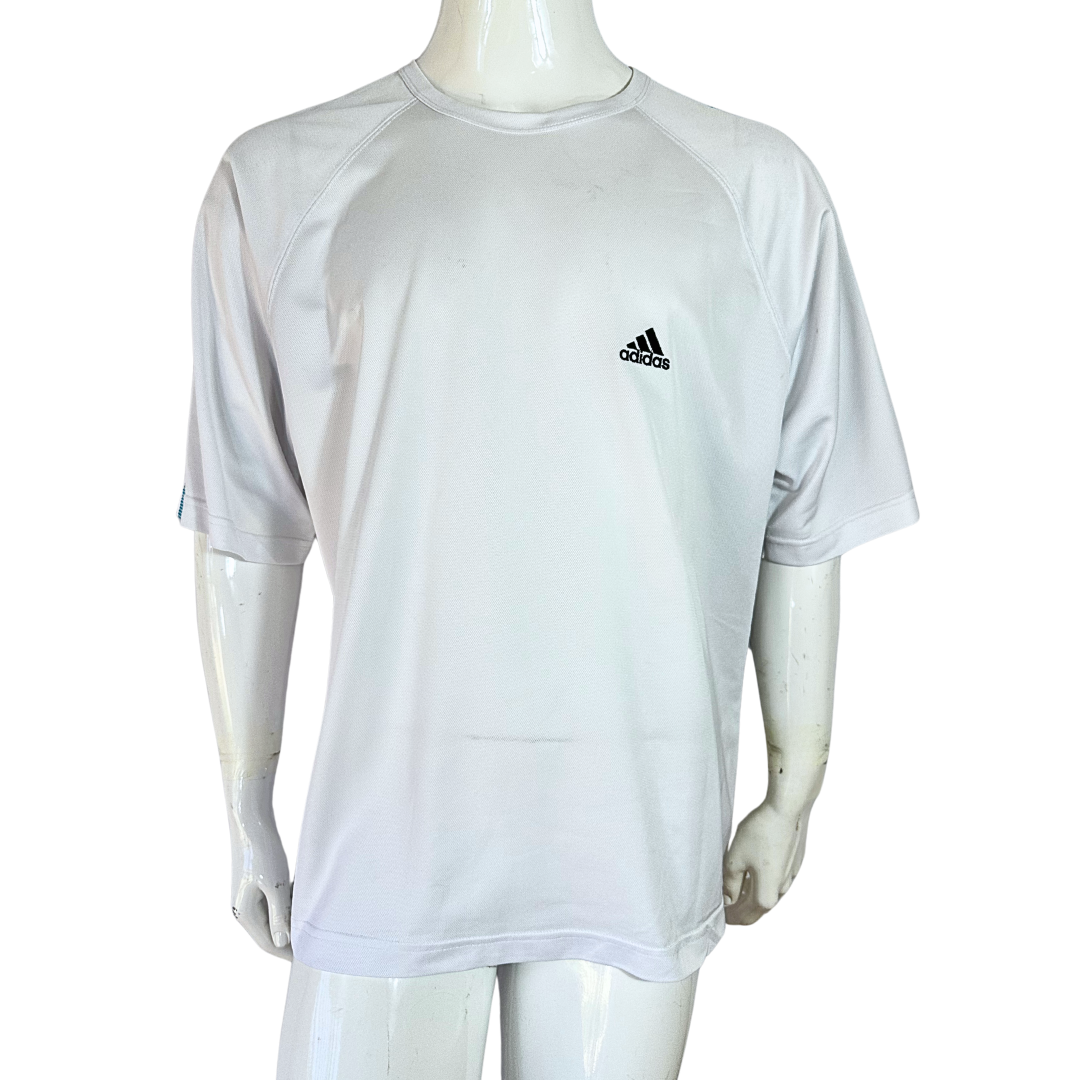 White Adidas athleisure top - XL