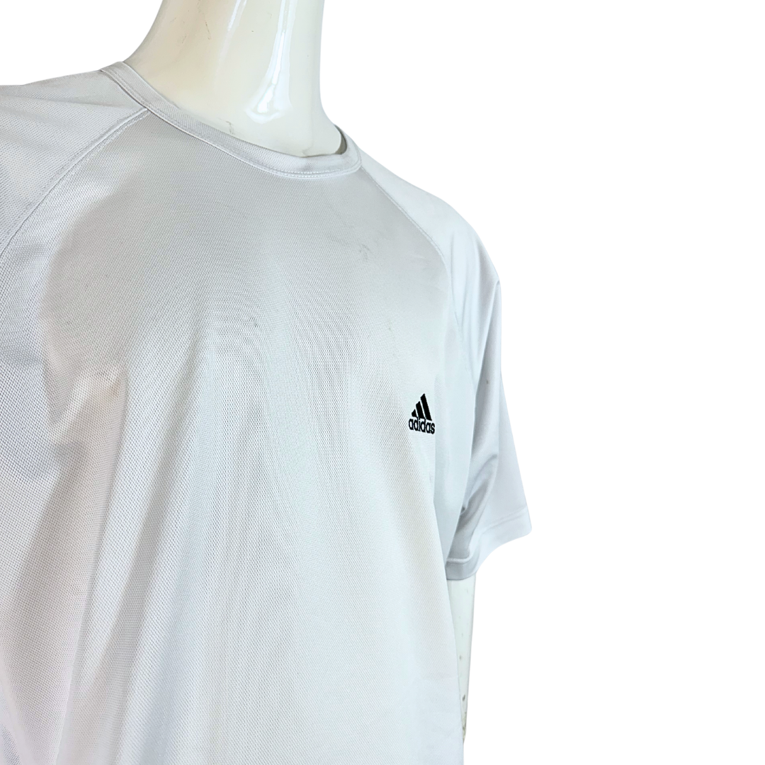 White Adidas athleisure top - XL