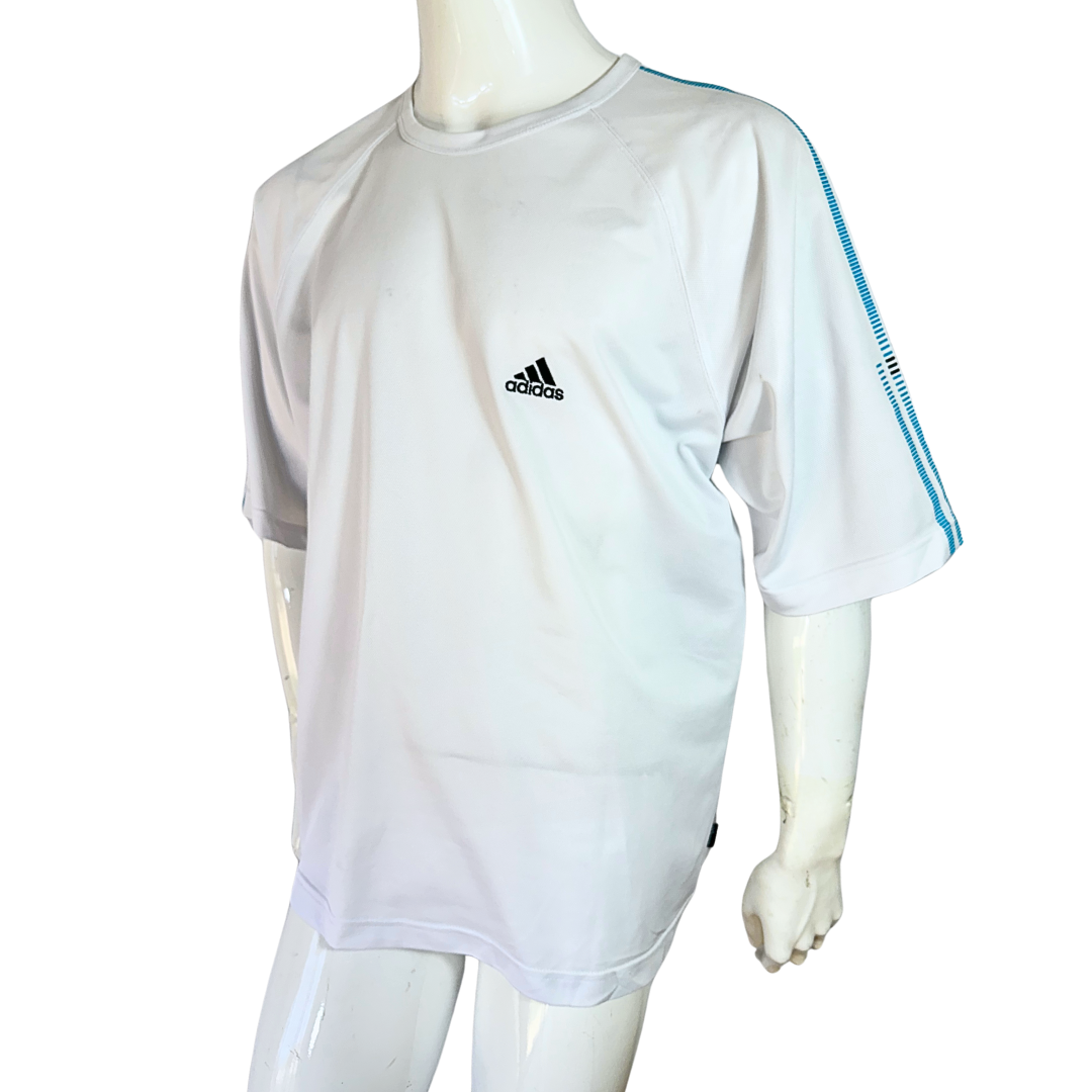 White Adidas athleisure top - XL