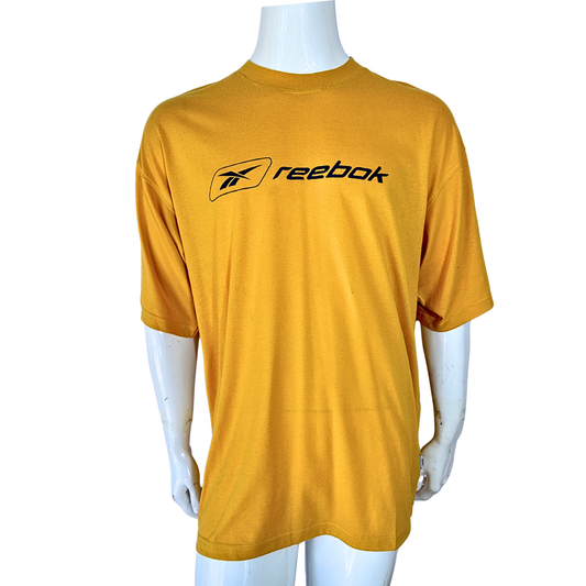 Yellow 90s Reebok tshirt - XL