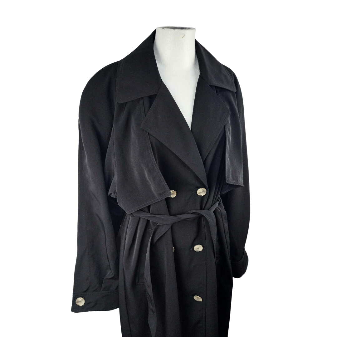 Classic double-breasted trench coat - M