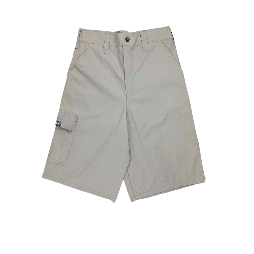 Textured cargo shorts - S