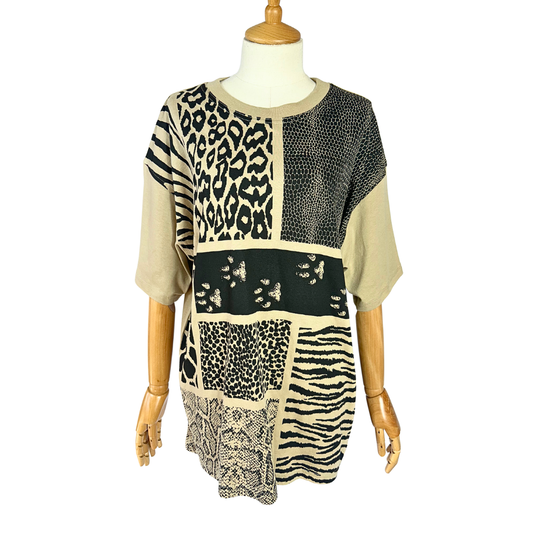 Animal print tshirt - XL