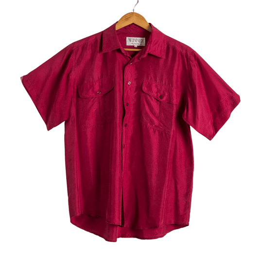 Silk shortsleeve shirt - S