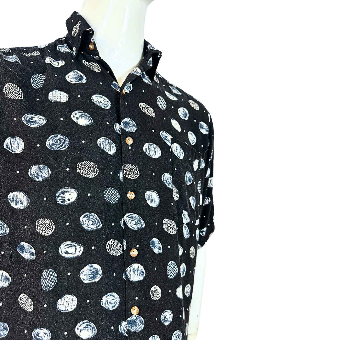 Vintage geometric shirt - M