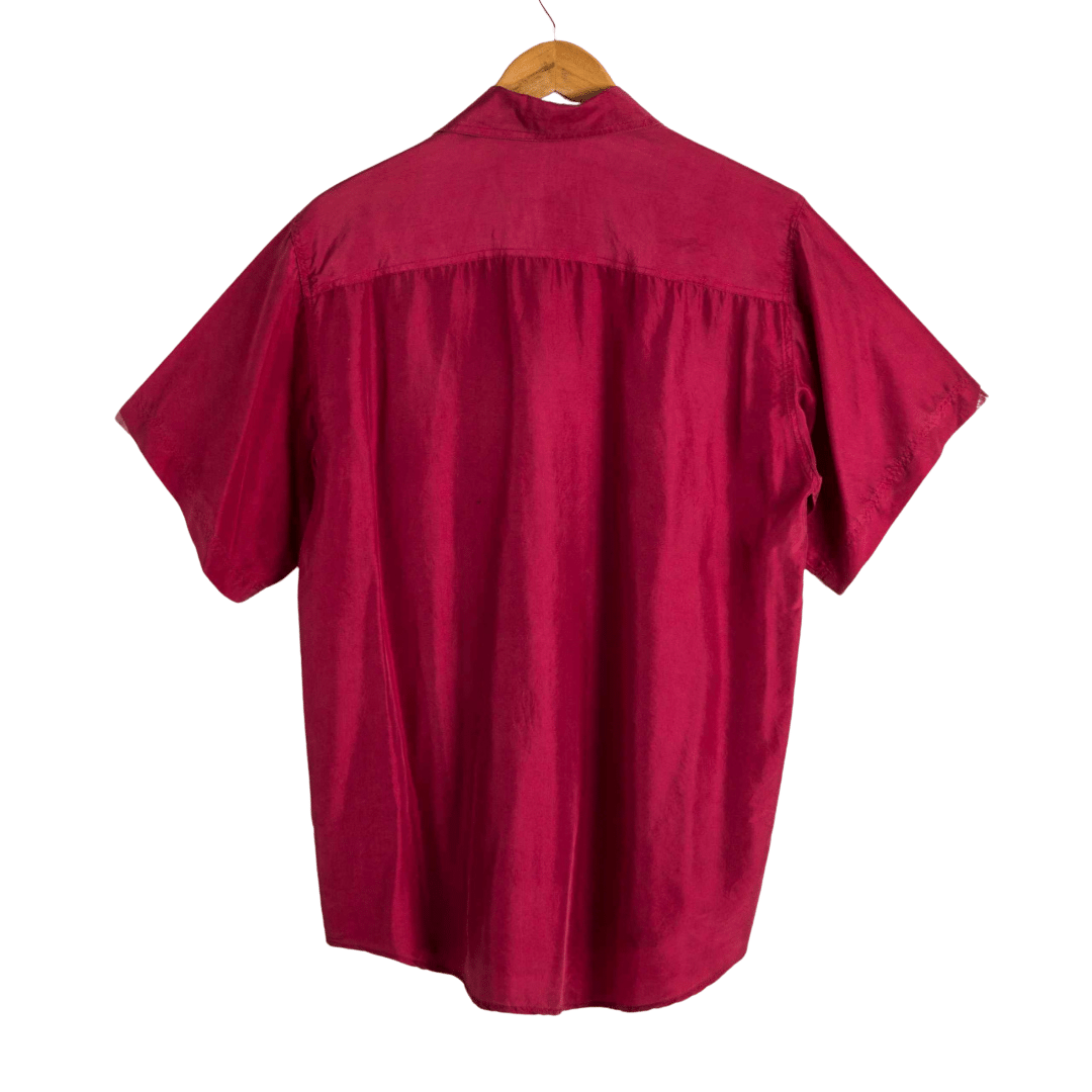 Silk shortsleeve shirt - S