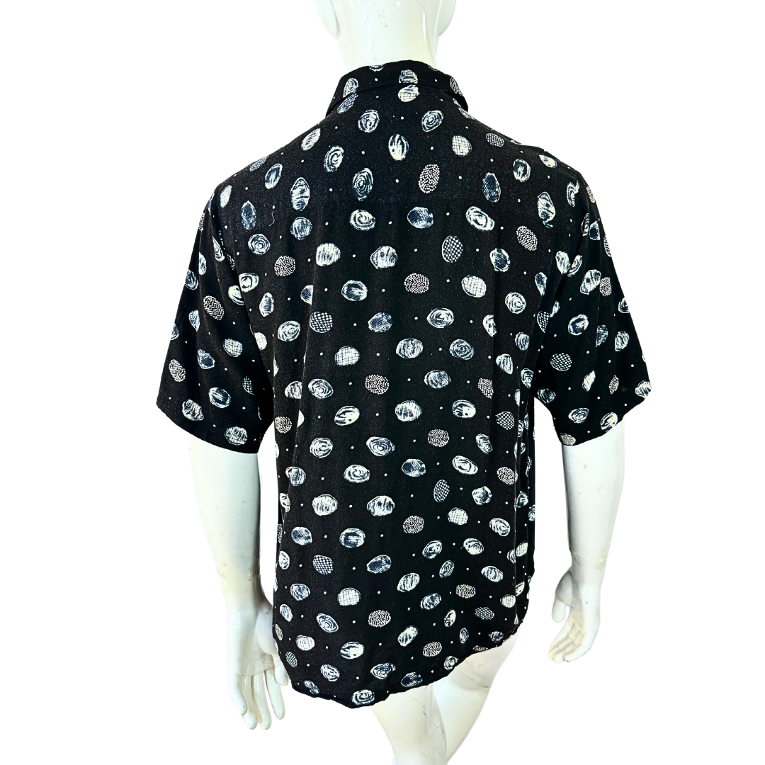 Vintage geometric shirt - M