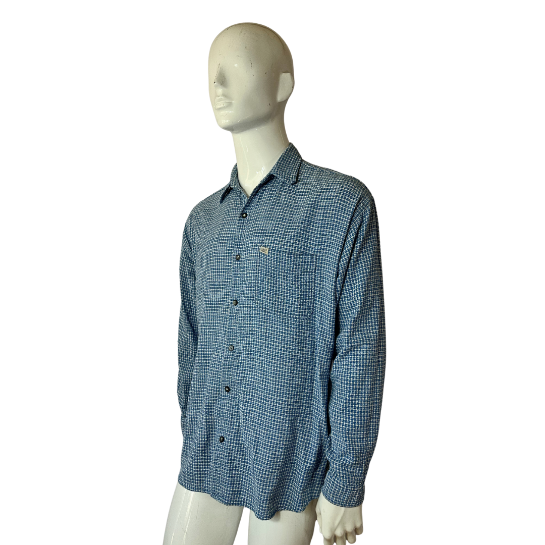 Lee pin check longsleeve shirt - XL