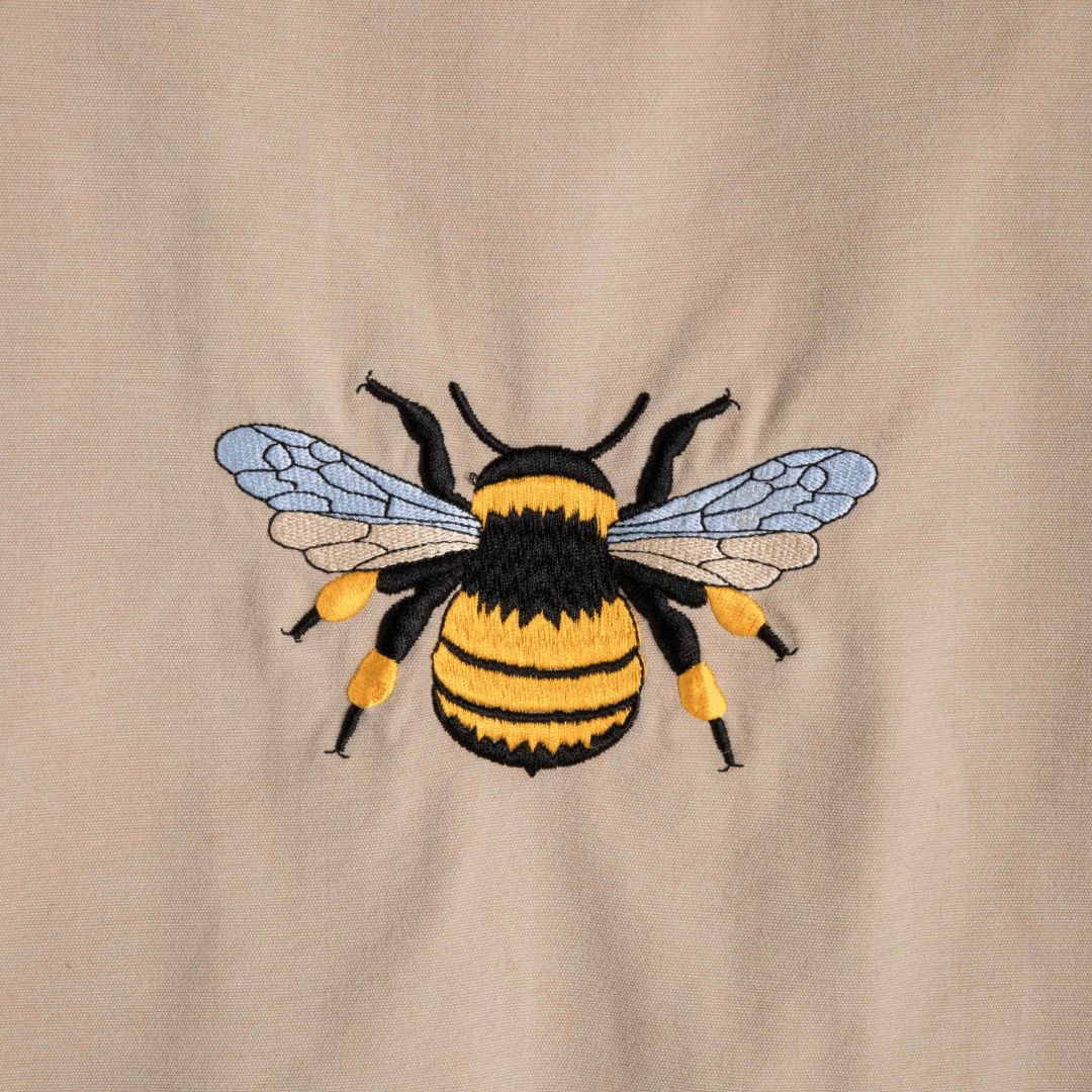 Utility jacket with bee embroidery - XL