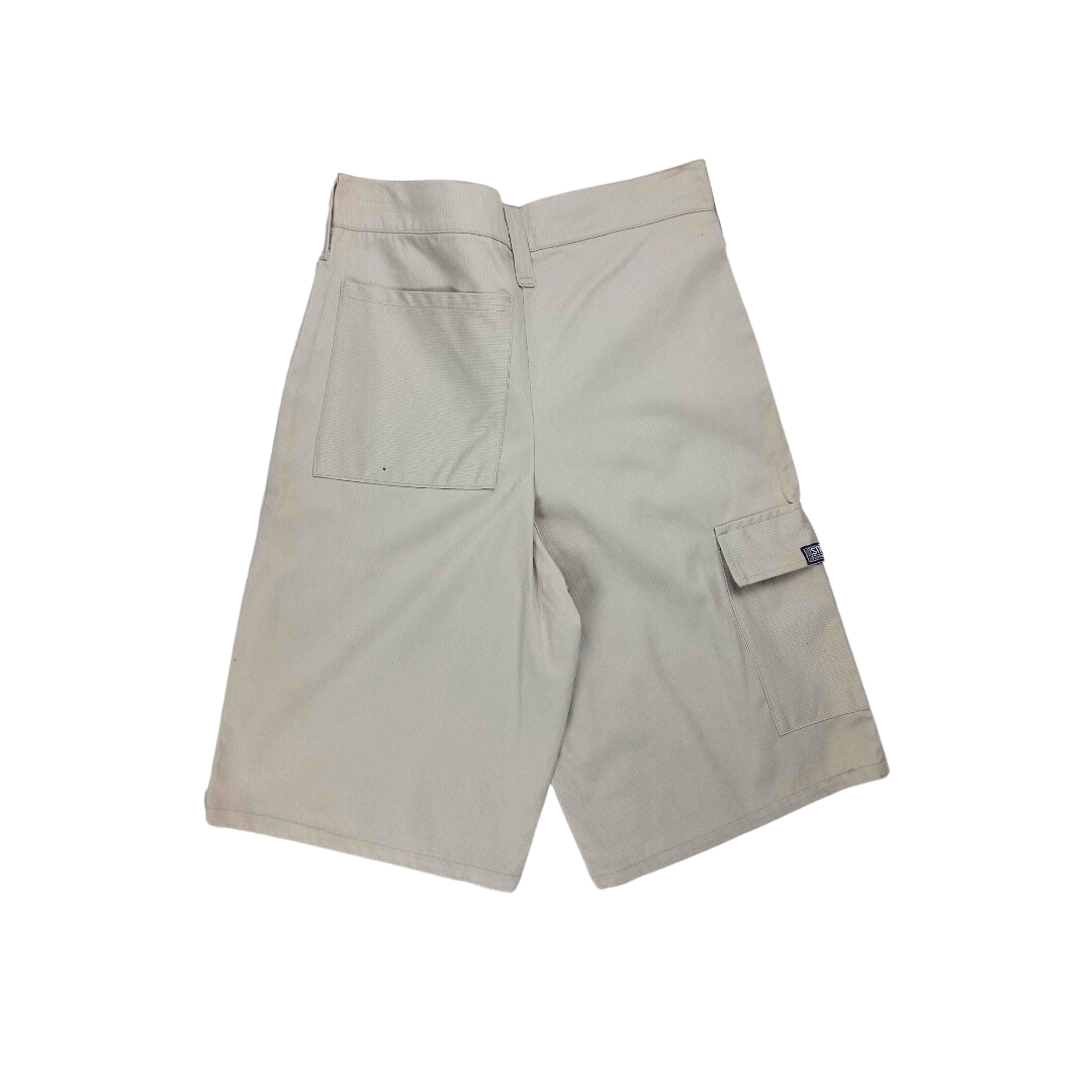 Textured cargo shorts - S