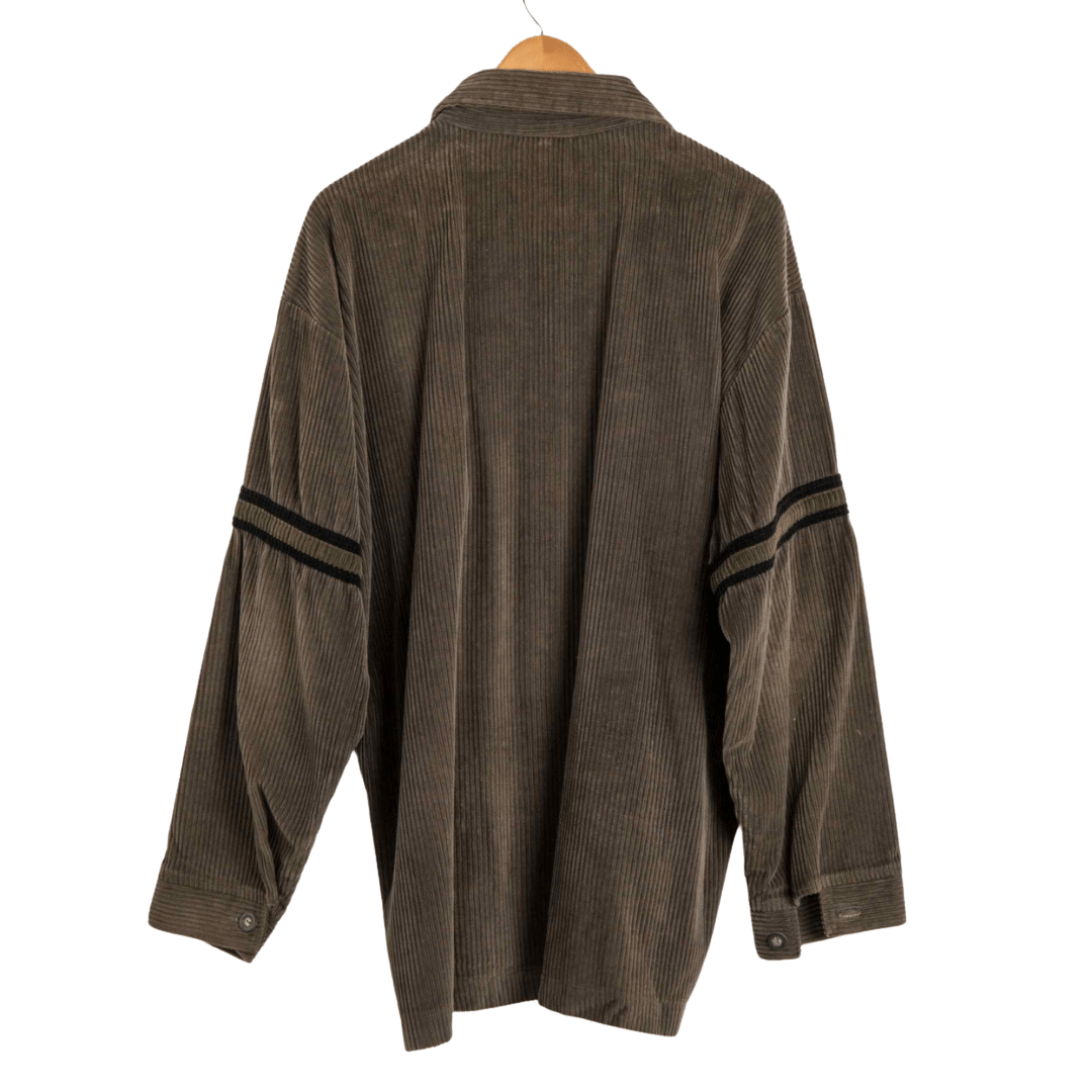 Corduroy zipped up shirt or jacket - M