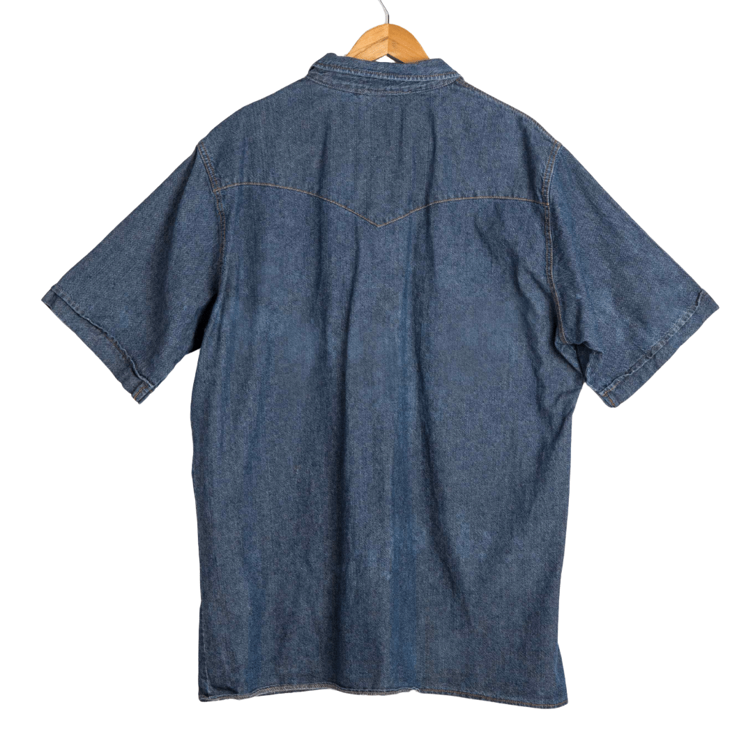 Wrangler denim shortsleeve shirt - XL