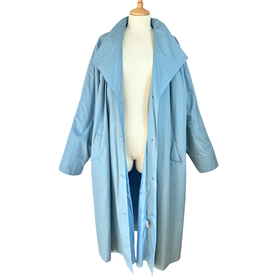 70s vintage maxi coat - L