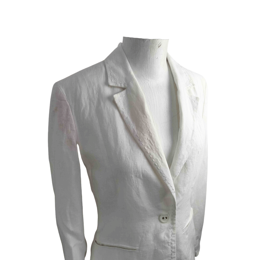 Linen blazer and pants set - M