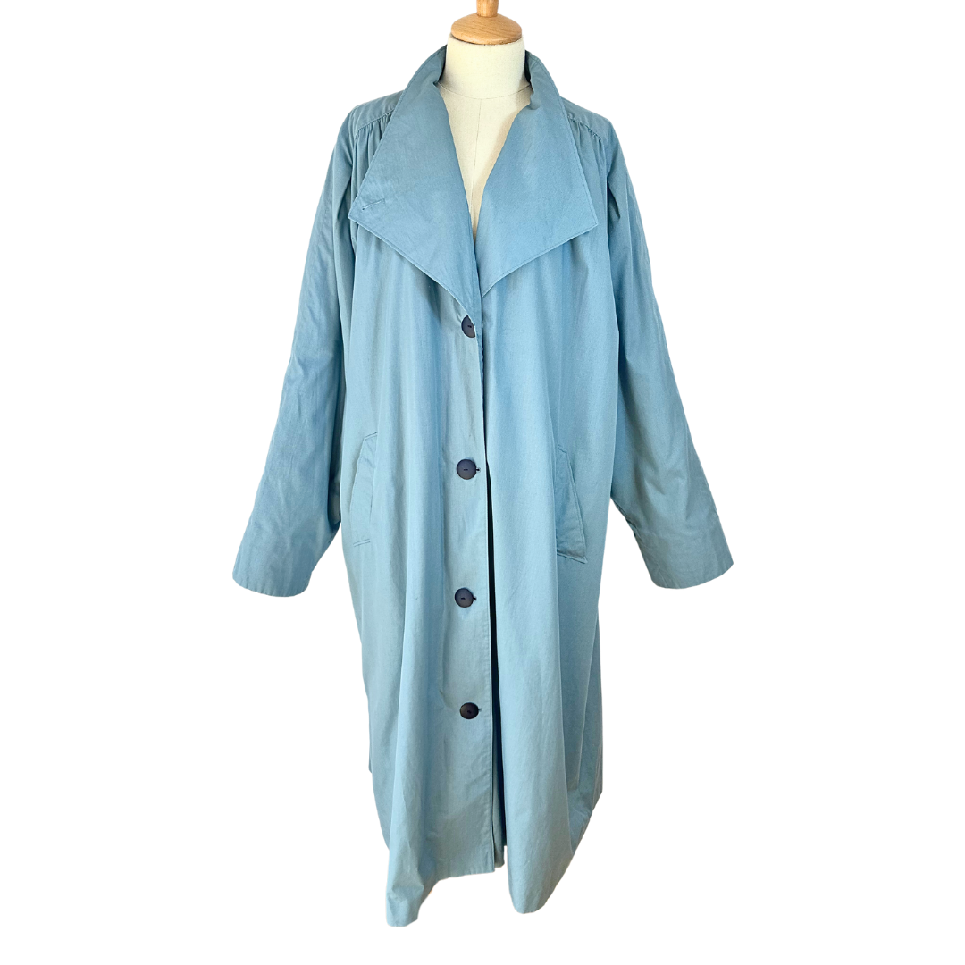 70s vintage maxi coat - L