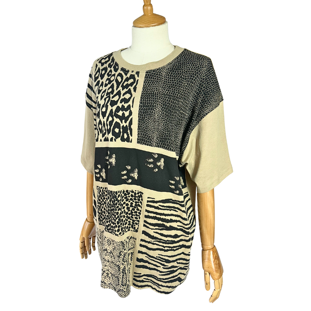 Animal print tshirt - XL