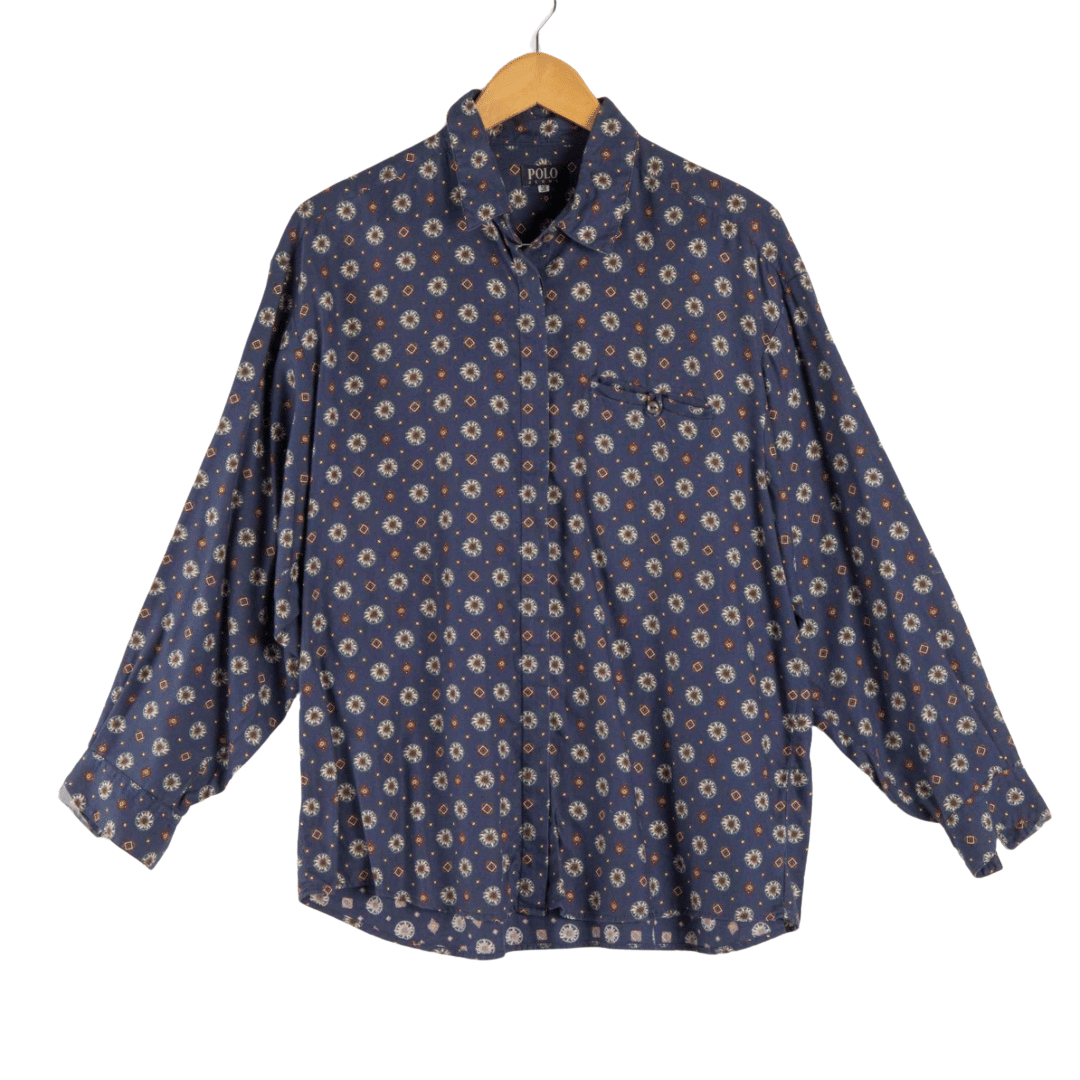 Floral print longsleeve shirt by Polo Jeans - L