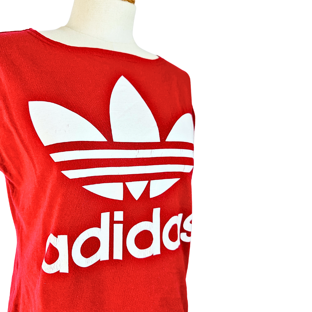 Red Adidas tank top - L