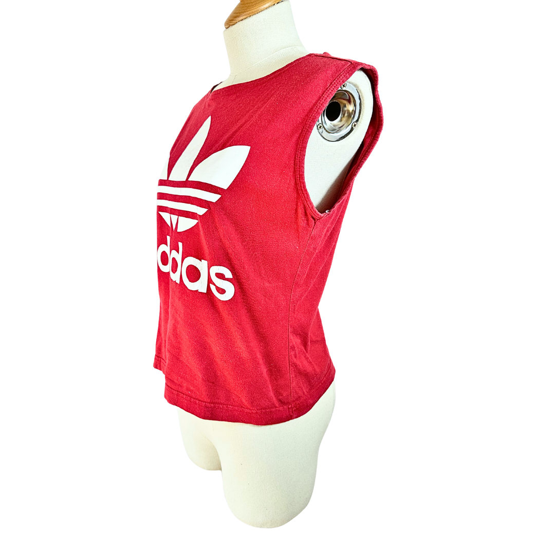 Red Adidas tank top - L