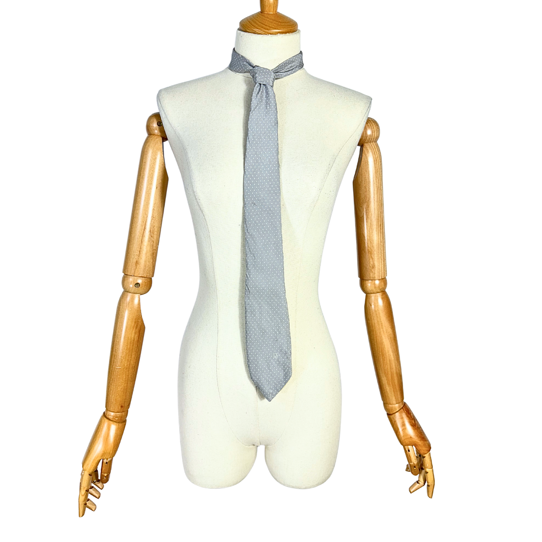 Christian Dior polka dot necktie