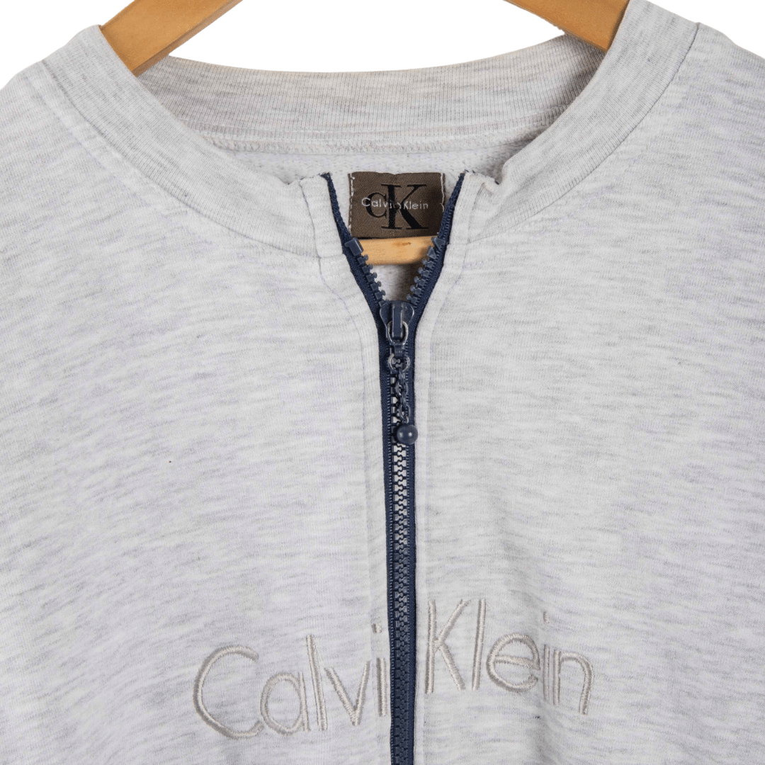 Calvin Klein zipped up sweater - L