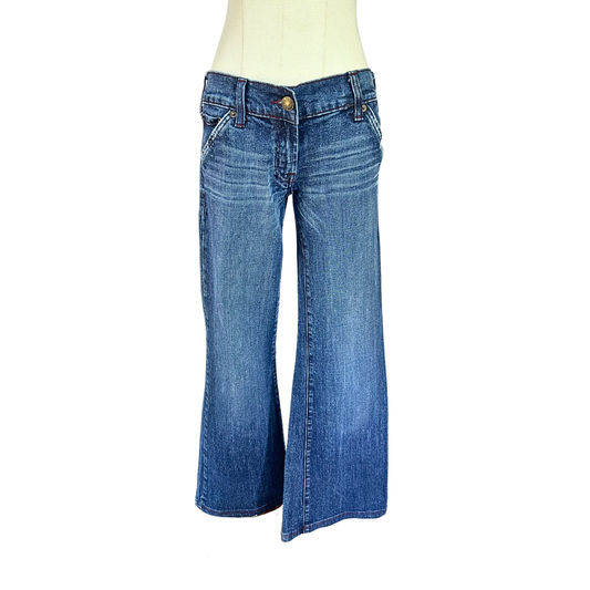 Y2K Morgan de Toi low rise flared jeans - S