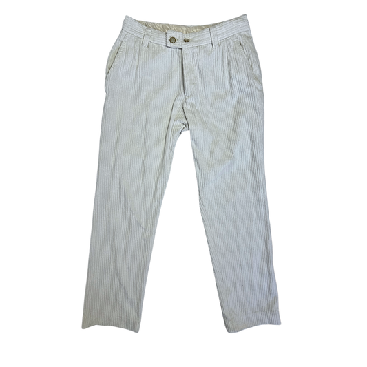 White vintage corduroy pants - S