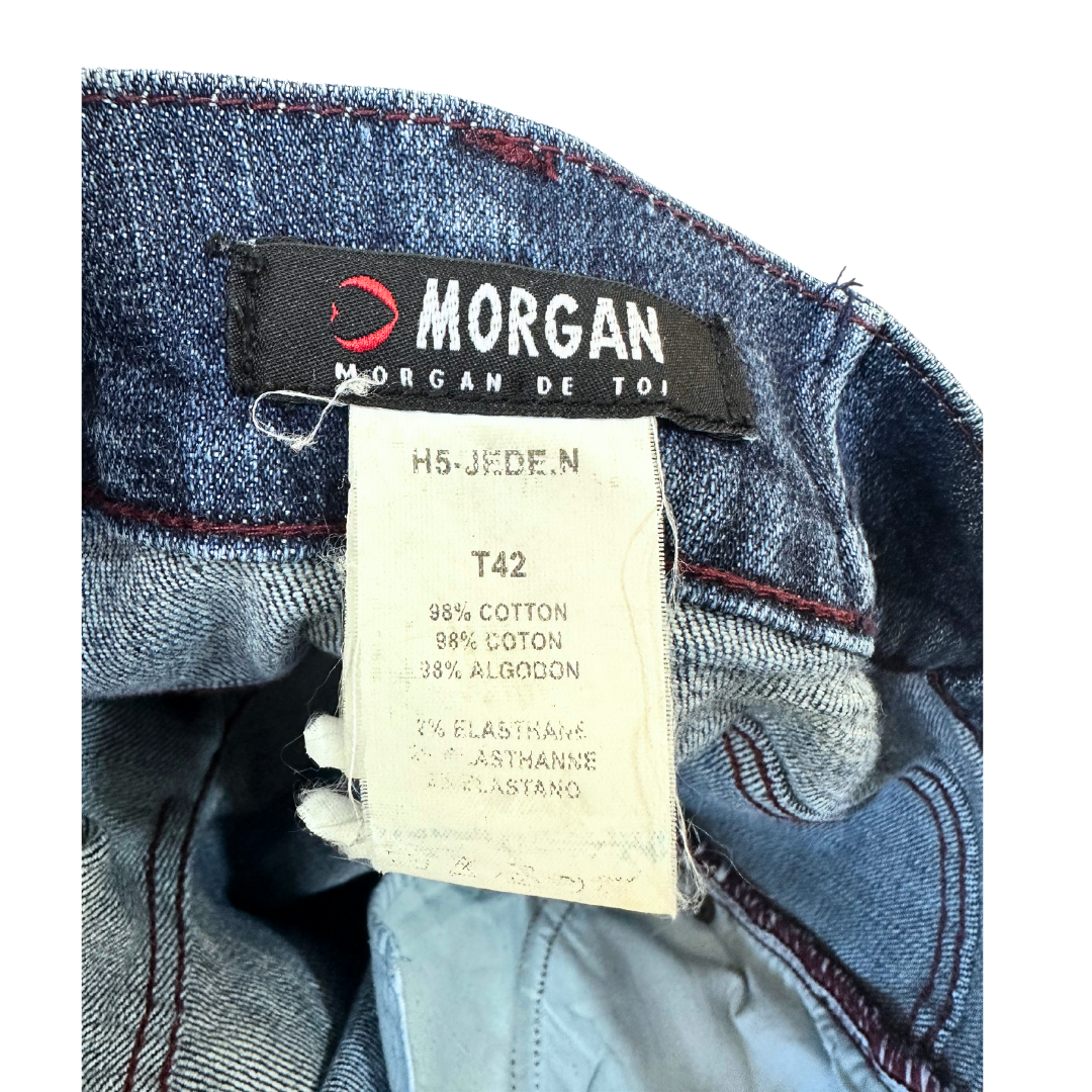 Y2K Morgan de Toi low rise flared jeans - S