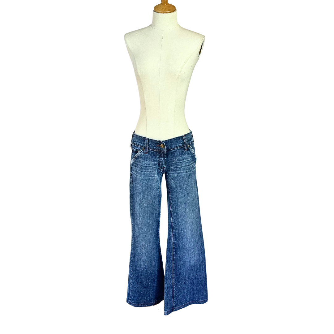 Y2K Morgan de Toi low rise flared jeans - S