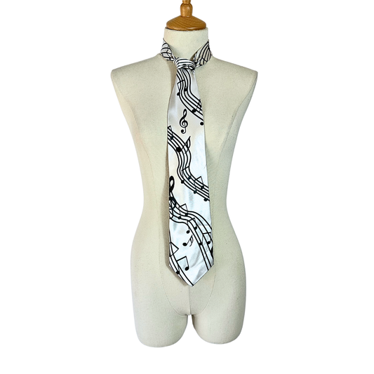 90s musical note necktie