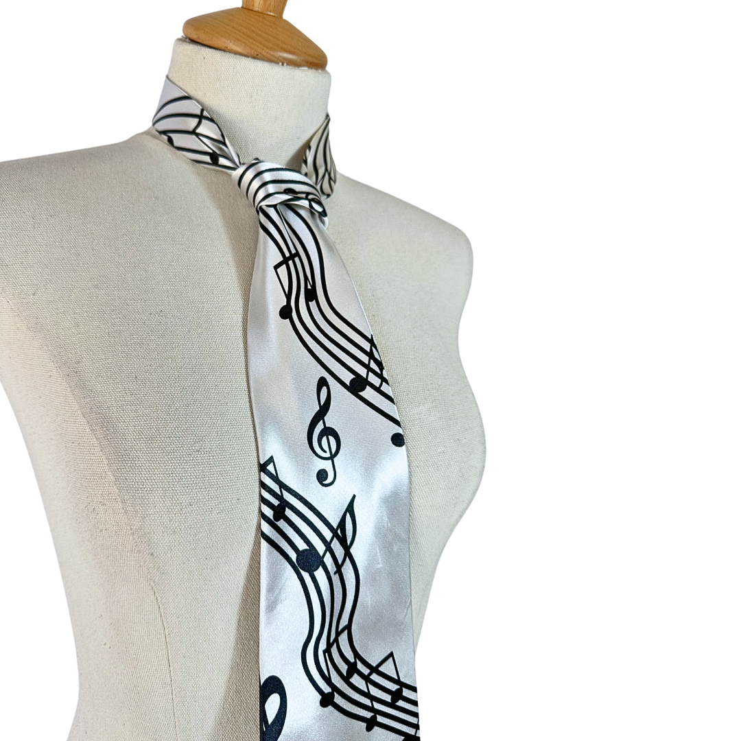 90s musical note necktie