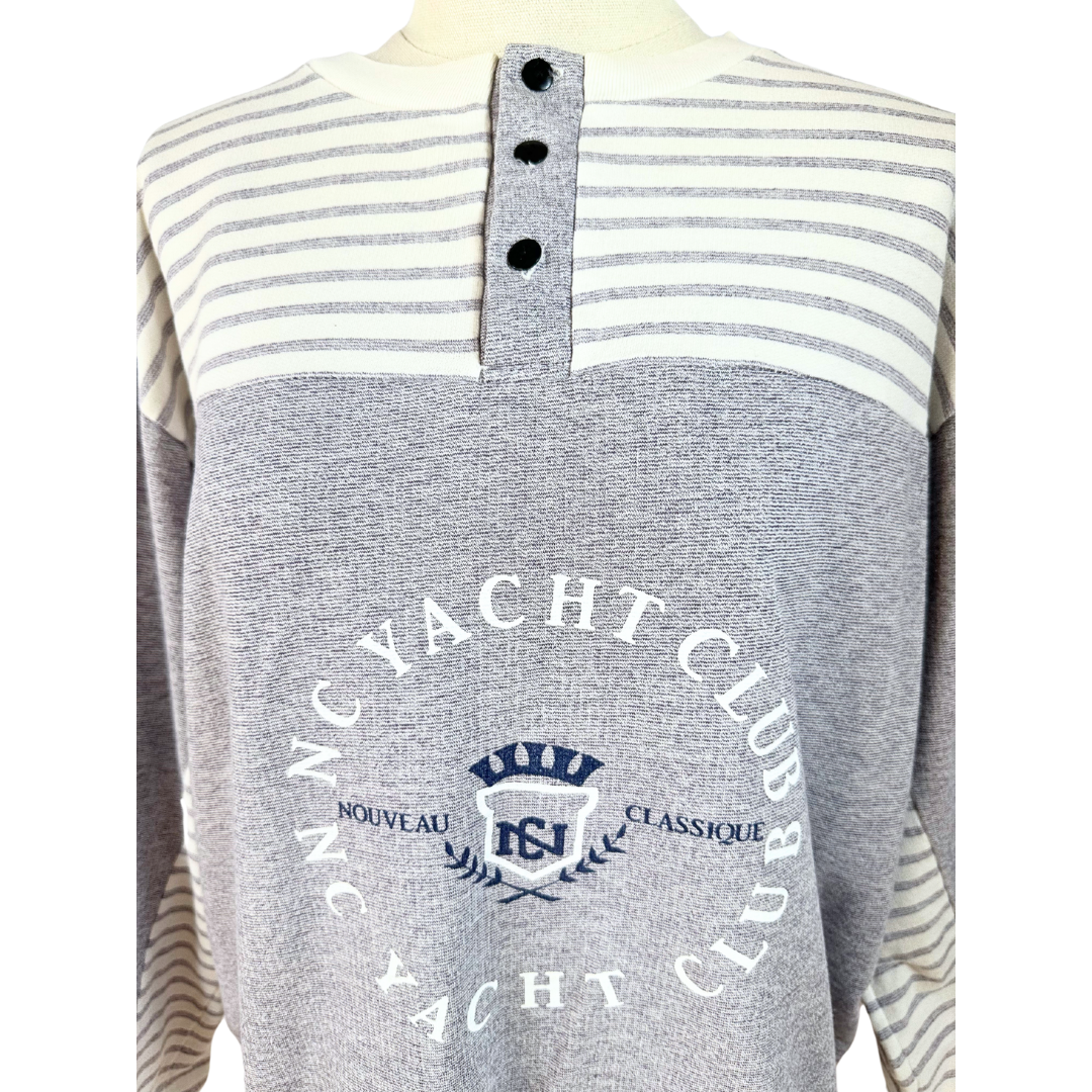 Striped nautical sweatshirt - XL