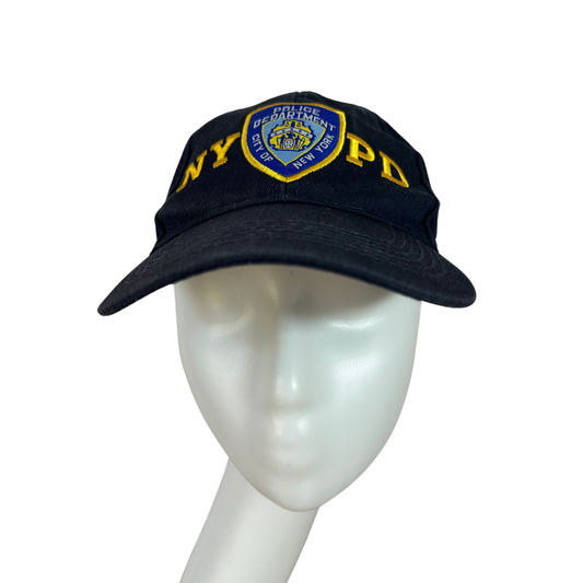 Blue NYPD embroidered peak cap - OS