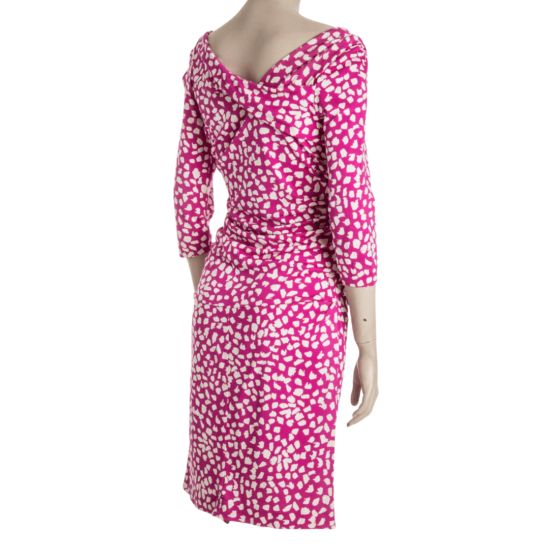 Diane von Furstenberg vneck dress - M (Free Delivery)